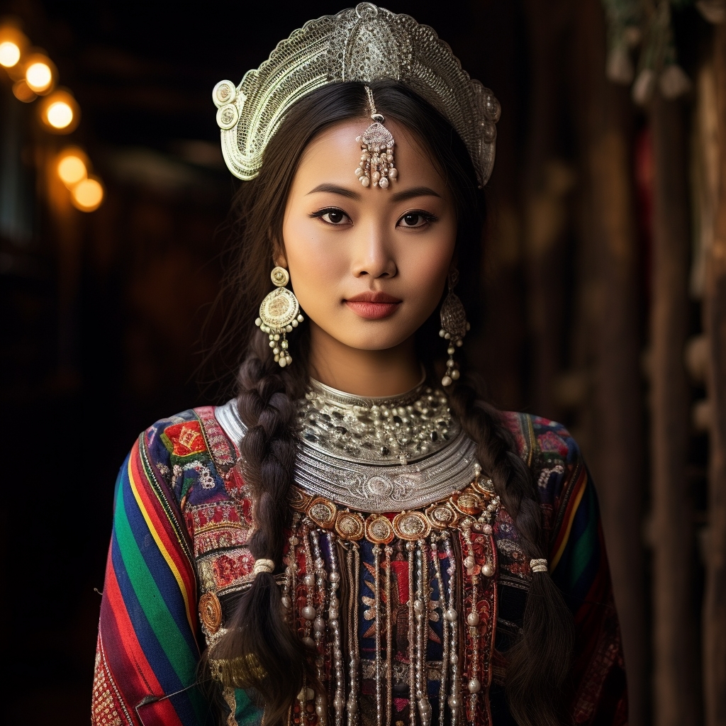 An example of a sexy Lisu woman