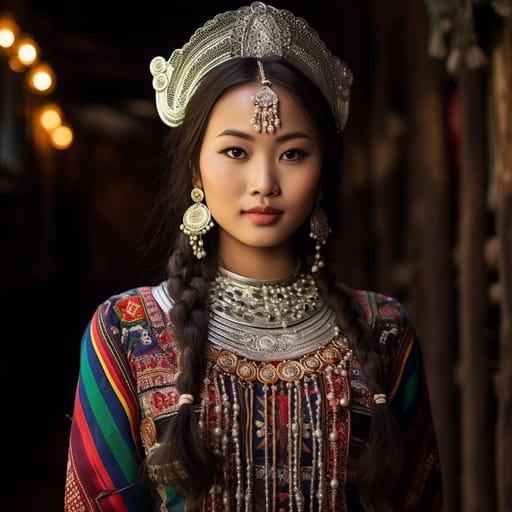 Lisu woman from China, Myanmar — East Asia