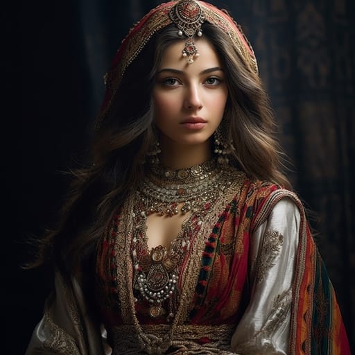 Lurs woman from Iran (Lorestan, Kohgiluyeh and Boyer-Ahmad, Khuzestan, Bushehr, and Chaharmahal and Bakhtiari Provinces) — Central Asia