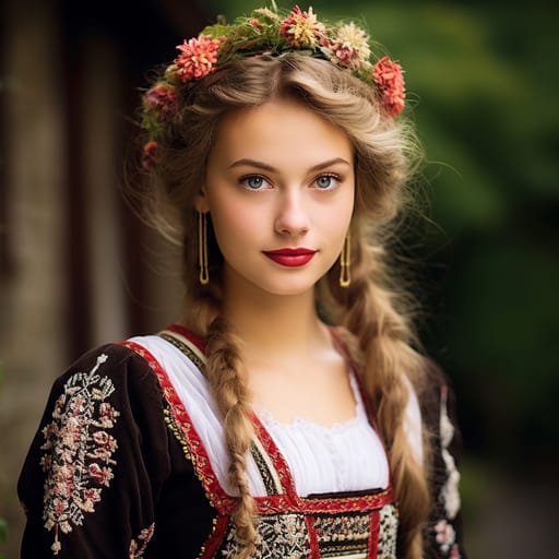 Luxembourgers woman from Luxembourg, Arelerland (Belgium) — Western Europe