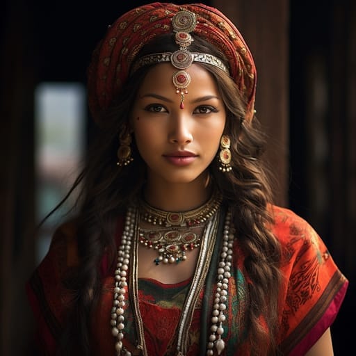 Magars woman from Nepal — Southern Asia
