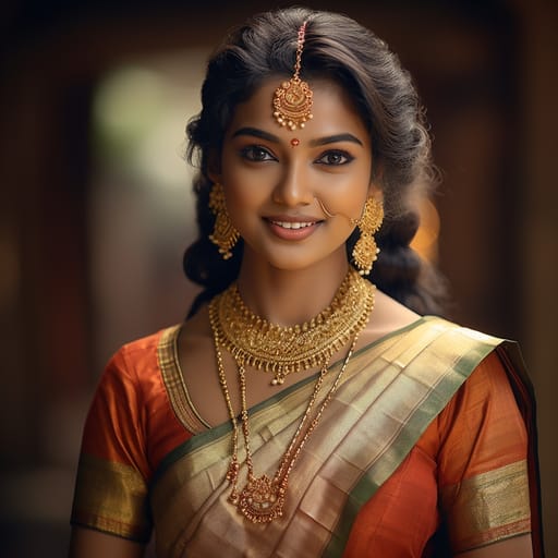 Malayali woman from Kerala (India) — Southern Asia