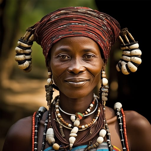 Mambila woman from Mambilla Plateau (Nigeria, Cameroon) — Western Africa