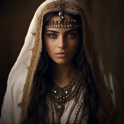 Mandaeans woman from Southern Mesopotamia — Western Asia