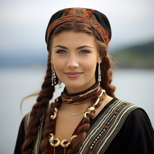 Manx woman from Isle of Man (Crown dependency) — Western Europe