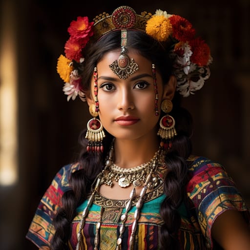 Mazatec woman from Oaxaca (Mexico) — Central America