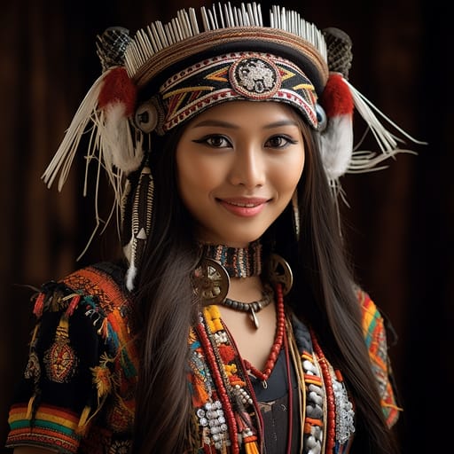Melanau woman from Sarawak (Malaysia) — Southeast Asia