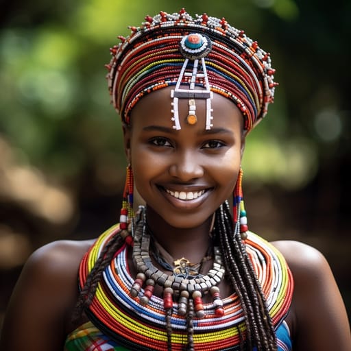 Mijikenda woman from Coast Province (Kenya) — Eastern Africa