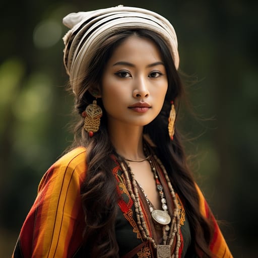 Mising woman from India (Assam, Arunachal Pradesh) — Southern Asia