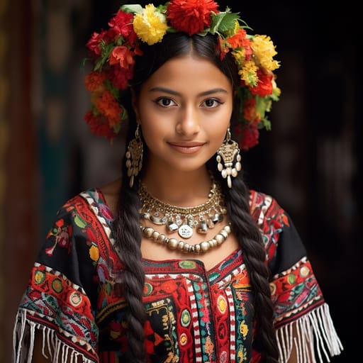 Mixe woman from Oaxaca (Mexico) — Central America