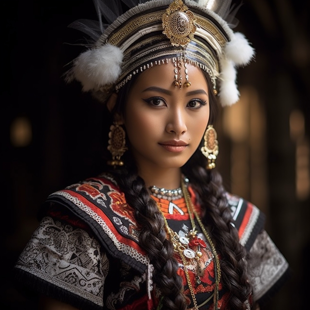 An example of a sexy Mongondow woman