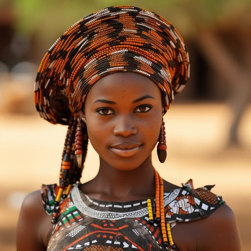 Mossi woman from Mossiland (Burkina Faso) — Western Africa