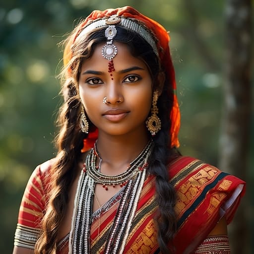 Mundas woman from India (Jharkhand, Odisha, West Bengal) — Southern Asia