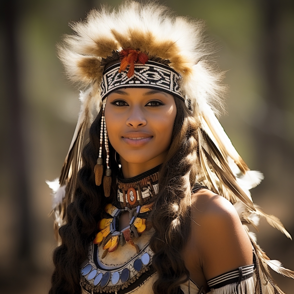 An example of a sexy Muscogee woman