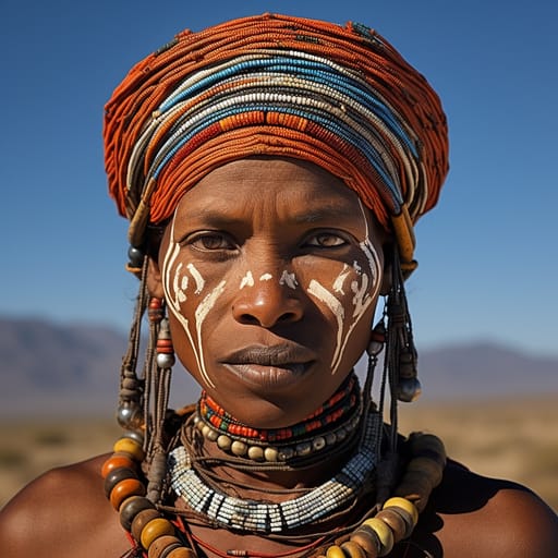 Nama woman from Namaland (Namibia), South Africa — Southern Africa