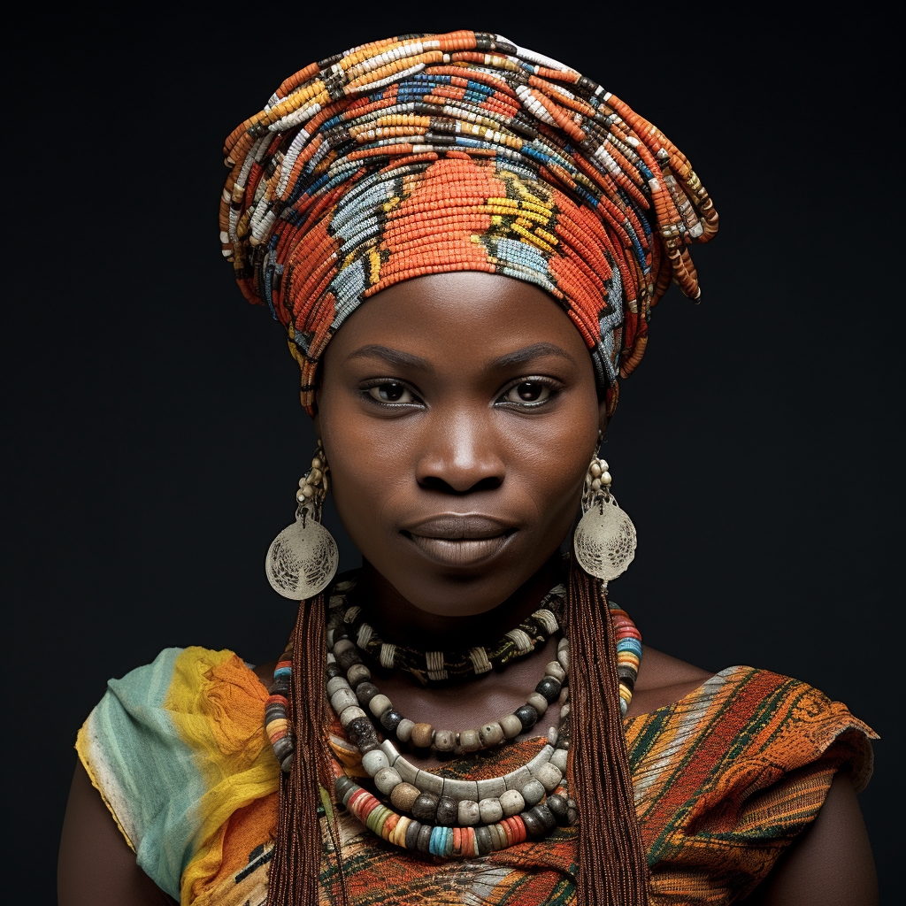 An example of a sexy Ngbandi woman