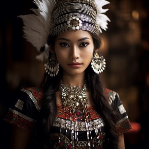 Nias woman from Nias (Indonesia) — Southeast Asia
