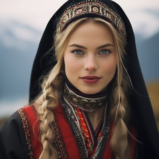 Norwegian woman from Norway plus global Norwegian diaspora