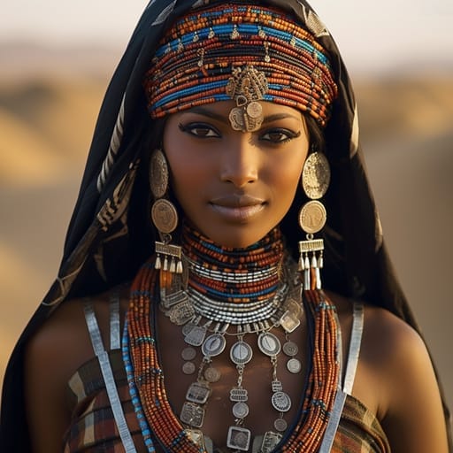 Nubians woman from Nubia (Egypt, Sudan) — Northern Africa