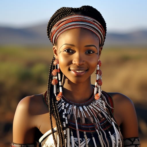 Pedi woman from Limpopo (South Africa) — Southern Africa