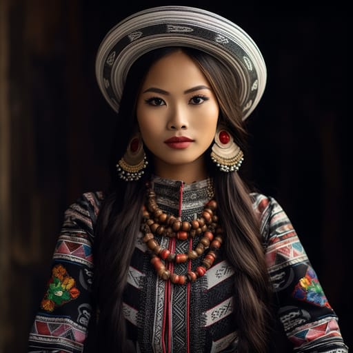 Rade woman from Central Highlands (Vietnam) — Southeast Asia