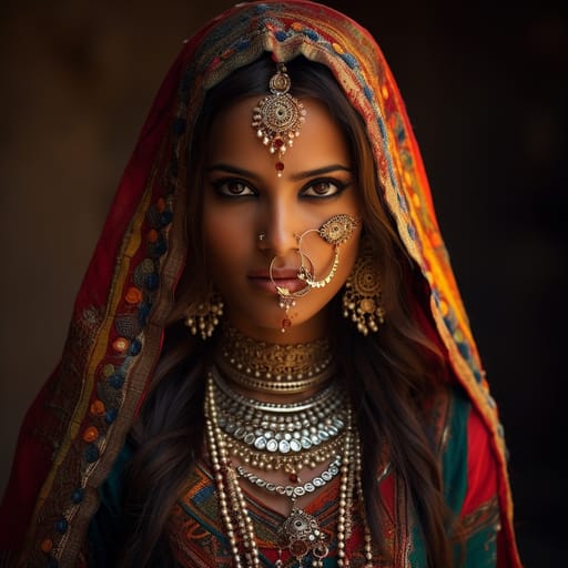 Rajasthanis woman from Rajasthan (India) — Southern Asia