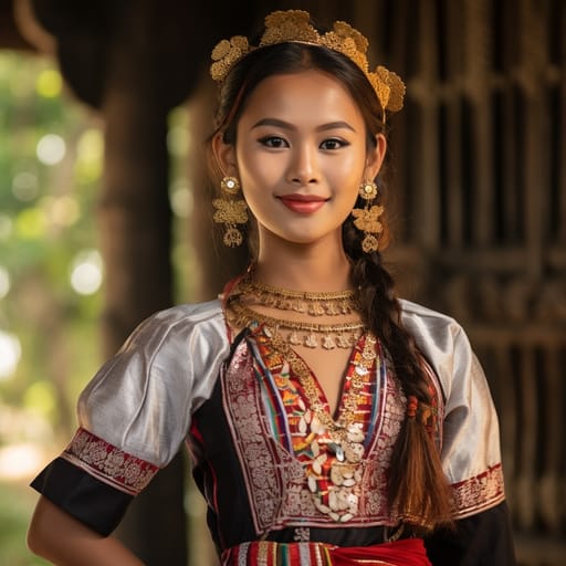 Rakhine woman from Rakhine State (Myanmar) — Southern Asia