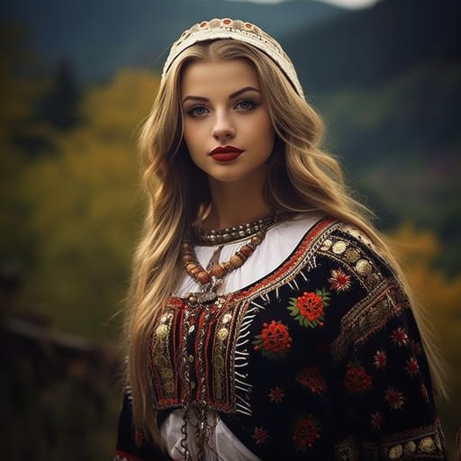 Rusyns woman from Carpathian Ruthenia (Ukraine, Slovakia, Poland) — Eastern Europe
