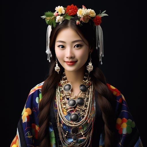 Ryukyuans woman from Ryukyu Islands (Japan) — East Asia
