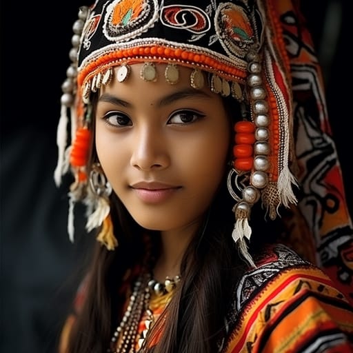 Sangirese woman from Sangihe Islands (Indonesia) — Southeast Asia
