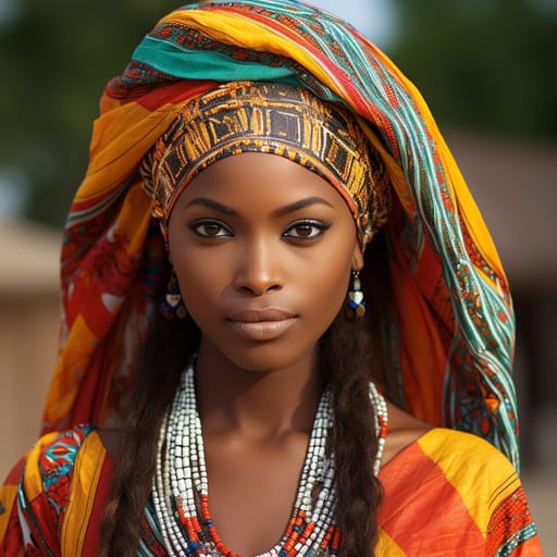 Sara woman from Chad, Central African Republic