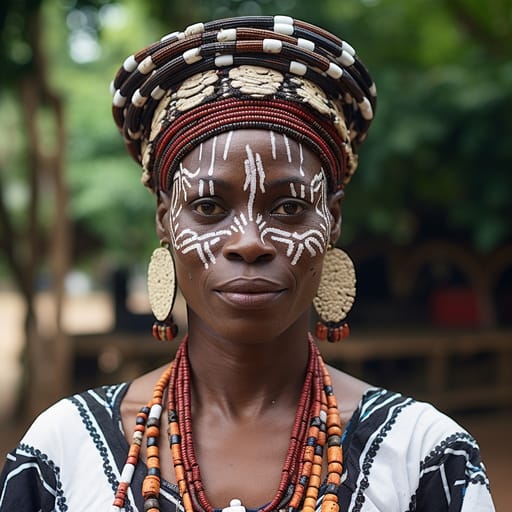 Sherbro woman from Sherbro Island (Sierra Leone) — Western Africa