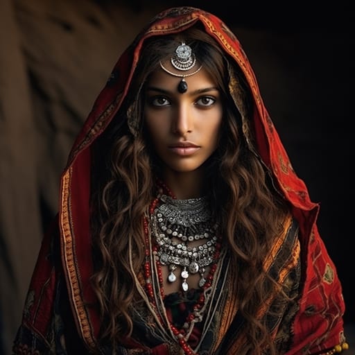 Siddi woman from Pakistan (Baluchistan, Sindh), India (Karnataka, Gujarat, Hyderabad) — Central Asia