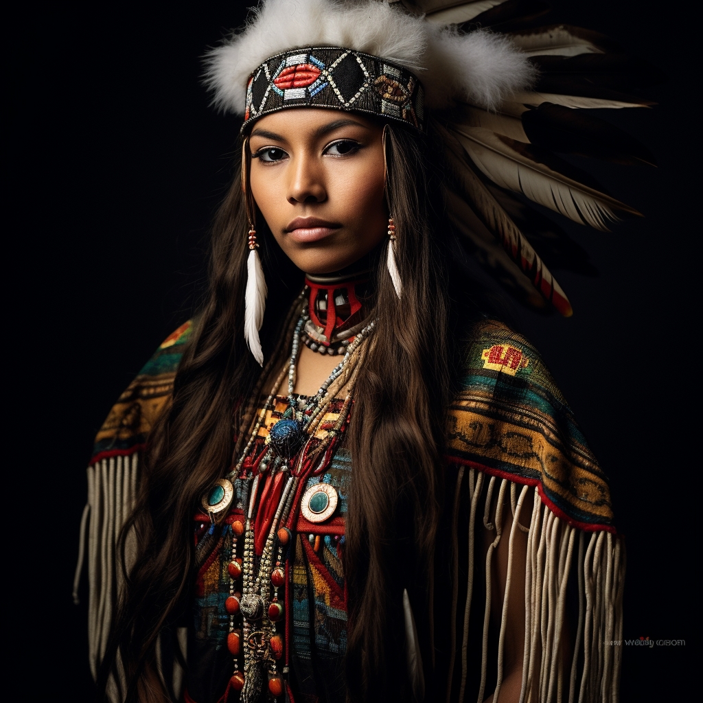 An example of a sexy Sioux woman