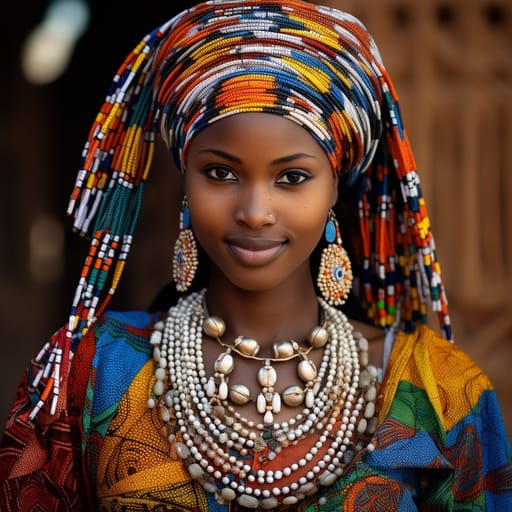 Songhai woman from Mali, Niger — Western Africa