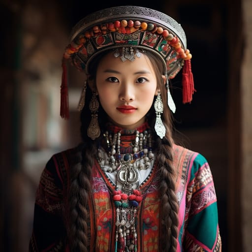 Sui woman from Sandu Shui Autonomous County (China) — East Asia