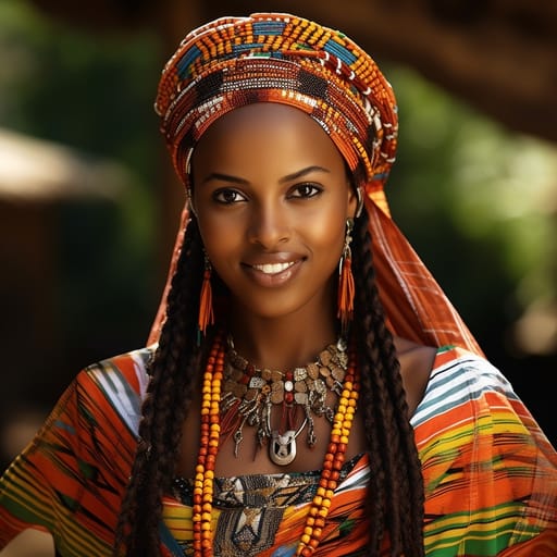 Swahili woman from Swahili coast (Kenya, Tanzania, Mozambique, Comoros) — Southern Africa