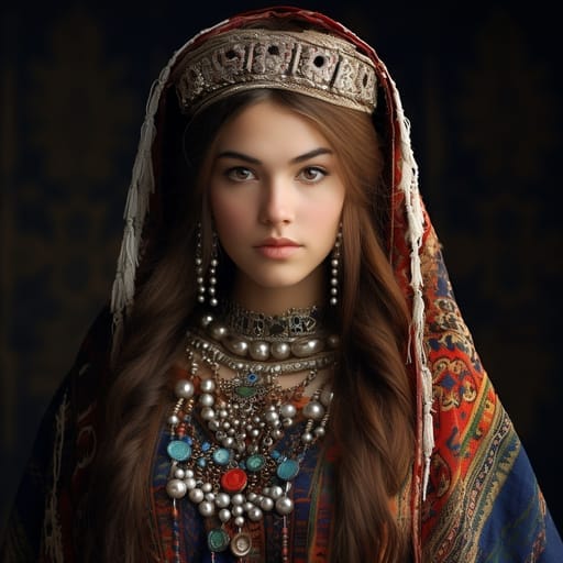 Tajiks woman from Afghanistan, Tajikistan, Uzbekistan — Central Asia