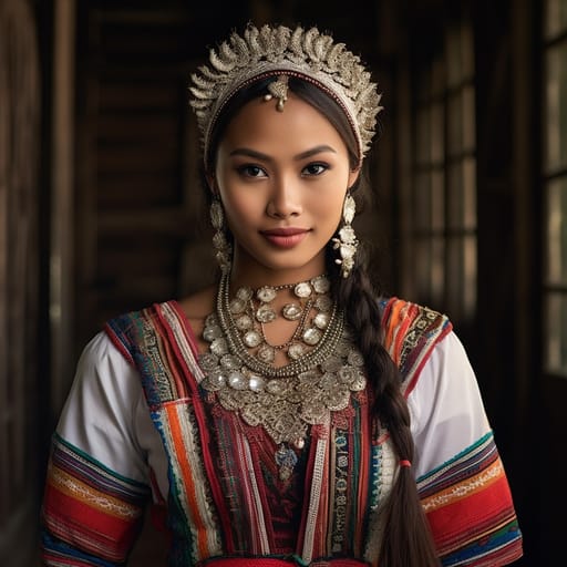 Tboli woman from South Cotabato (Philippines) — Southeast Asia