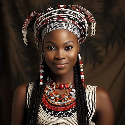 Tiv woman from Benue State (Nigeria) — Western Africa