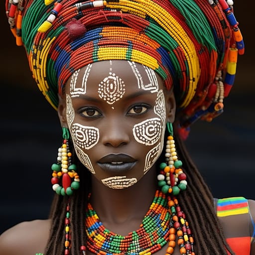 Toucouleur woman from Futa Tooro (Senegal) — Western Africa