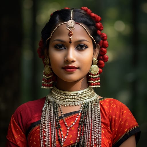 Tripuri woman from Tripura (India) — Southern Asia