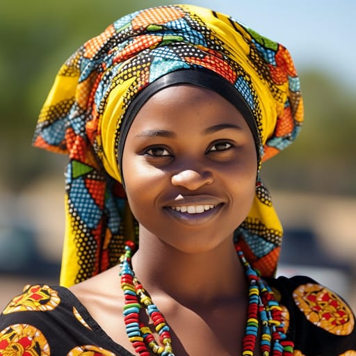 Tsonga woman from Mozambique (Maputo City and Maputo Province, Gaza Province), South Africa (Limpopo, Mpumalanga) — Southern Africa