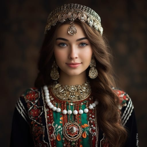 Uzbeks woman from Uzbekistan — Central Asia