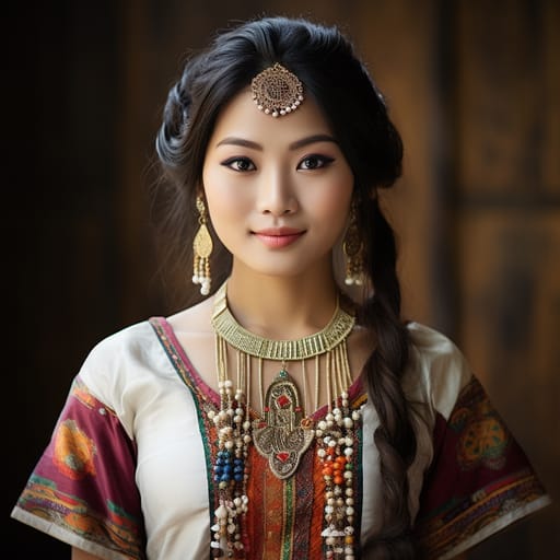 Wa woman from Wa State (Myanmar) — Southeast Asia
