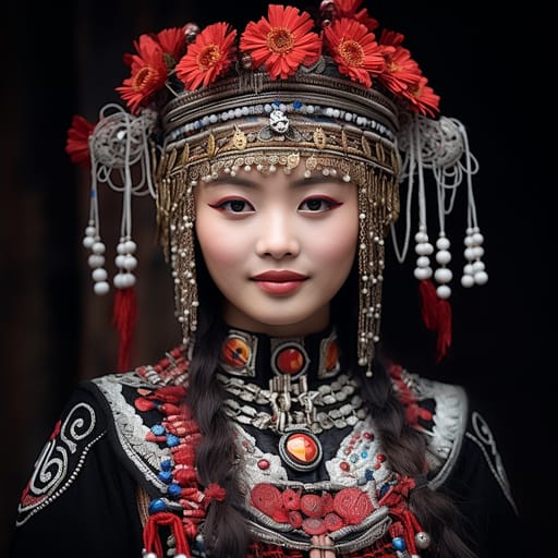 Waxiang woman from Hunan (China) — East Asia