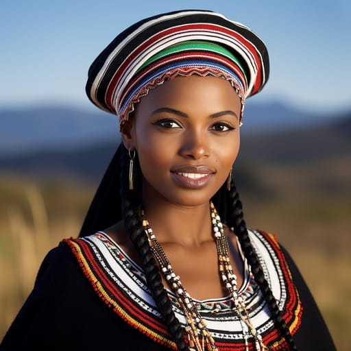 Xhosa woman from Xhosaland (South Africa) — Southern Africa
