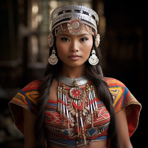 Yakan woman from Basilan (Philippines) — Southeast Asia