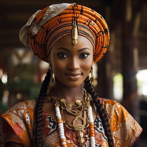 Yoruba woman from Yorubaland (Nigeria, Benin, Togo) — Western Africa