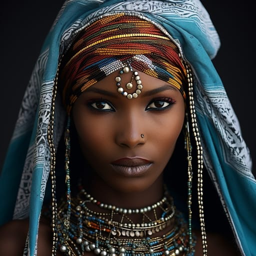 Zaghawa woman from Chad, Sudan — Northern Africa